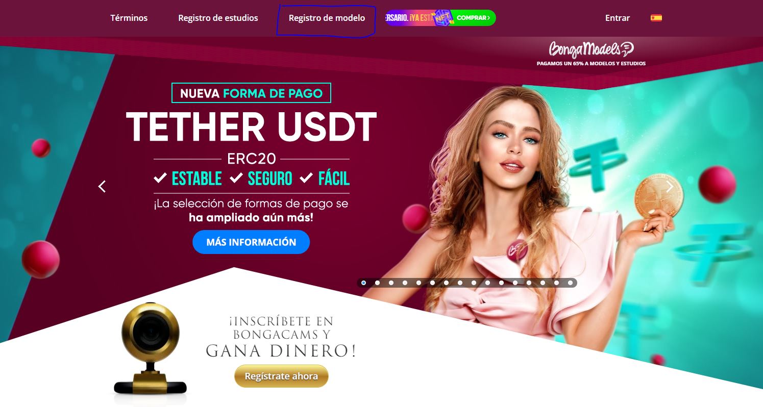Registro De Modelo En Bongacams